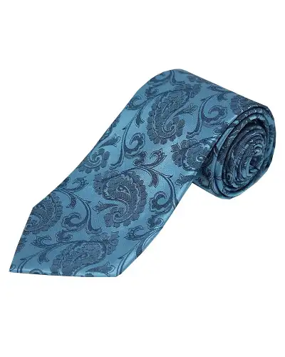 Paisley Ties Soprano Ties Soprano Denim Blue Paisley Silk Tie £15.00