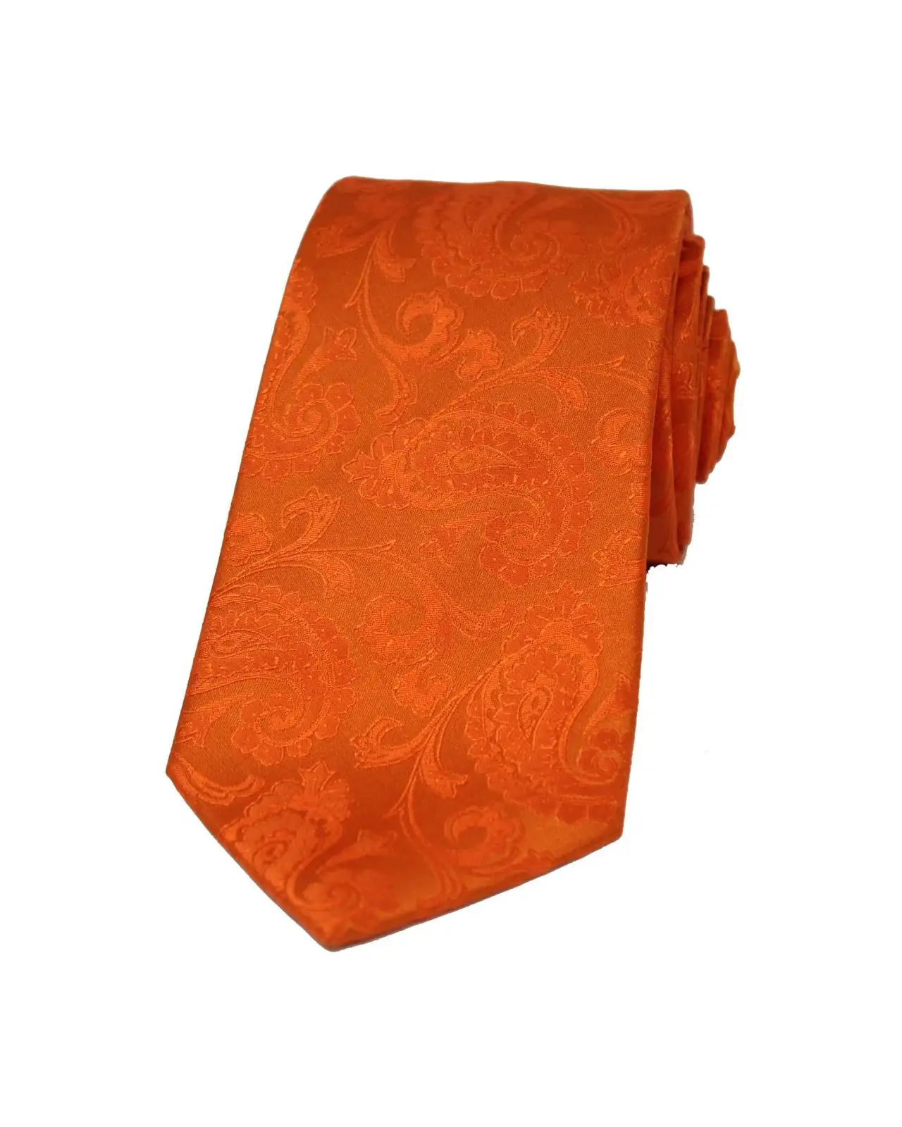 Paisley Ties Soprano Ties Soprano Orange Paisley Woven Silk Tie £24.00