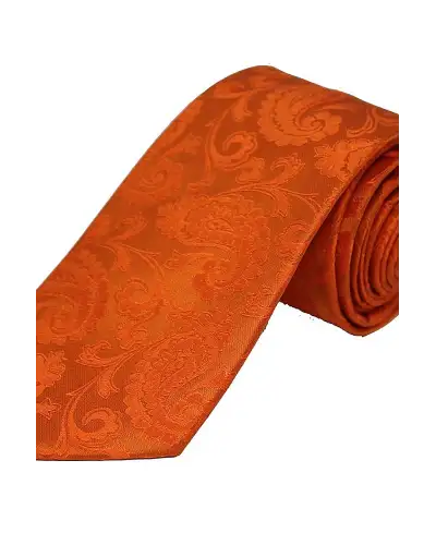 Paisley Ties Soprano Ties Soprano Orange Paisley Woven Silk Tie £24.00