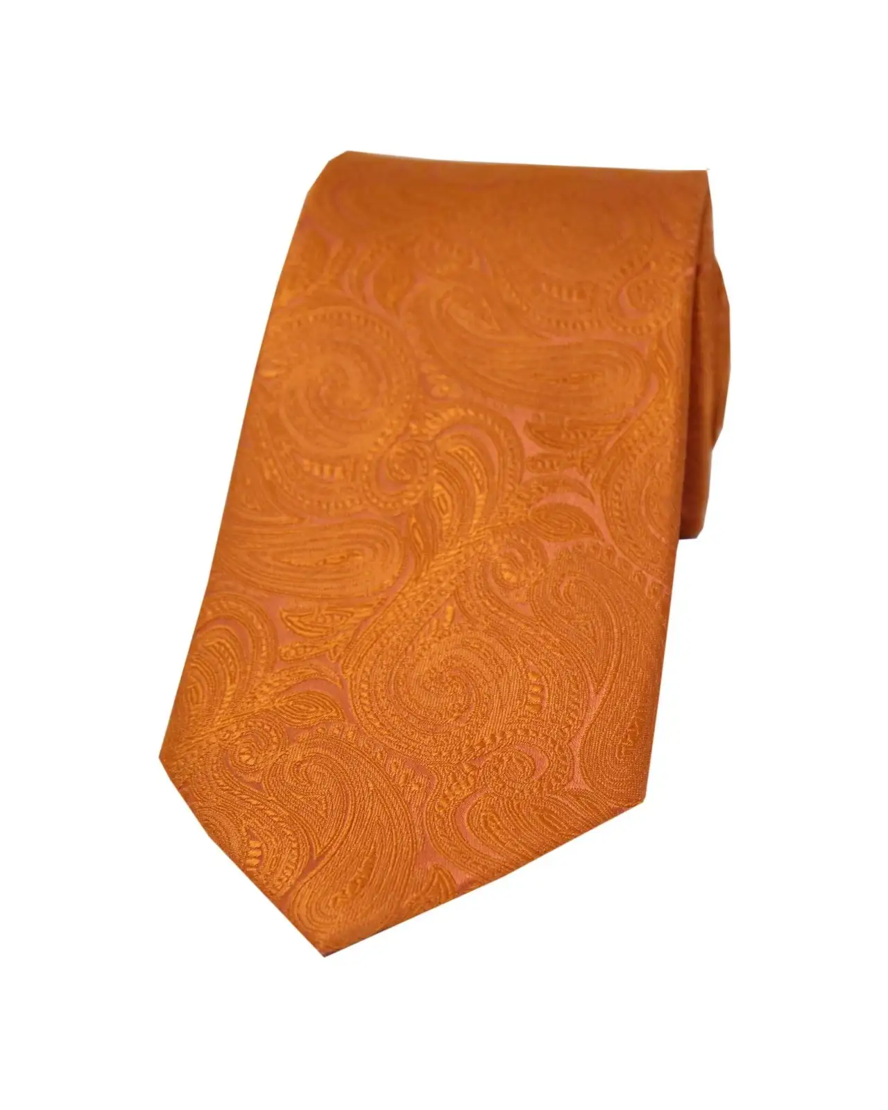 Paisley Ties Soprano Ties Soprano Orange Paisley Mens Silk Tie £15.00