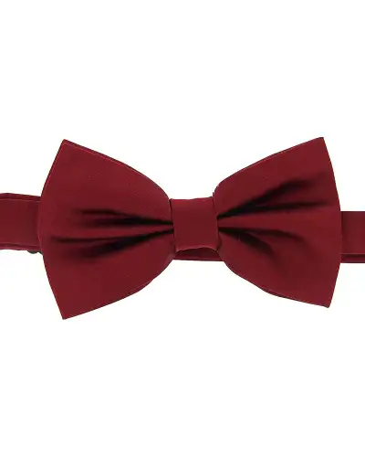 Pre-Tied Bow Ties Soprano Ties Soprano Satin Silk Wine Luxury Bow Tie £21.00