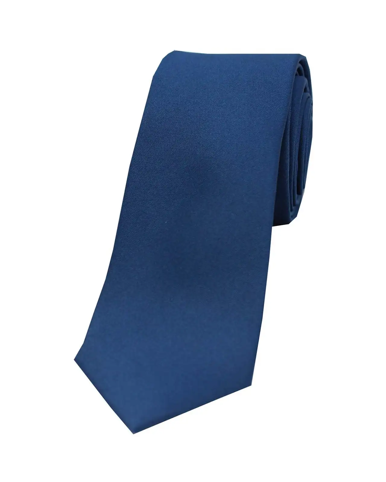 Thin Ties Soprano Ties Soprano Navy Satin Silk Thin Tie £14.00