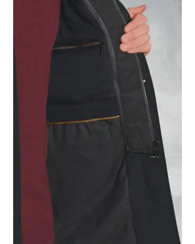 Waistcoats Brook Taverner Bradshaw Navy Shortie Raincoat £179.00