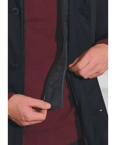 Waistcoats Brook Taverner Bradshaw Navy Shortie Raincoat £179.00