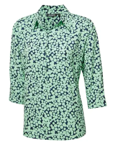 Tops Vortex Designs Sienna Sage 3 4 Sleeve Tunic With Collar £28.00