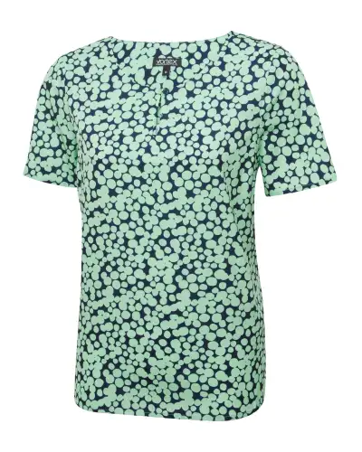 Tops Vortex Designs Luna Sage Button Neck £27.00