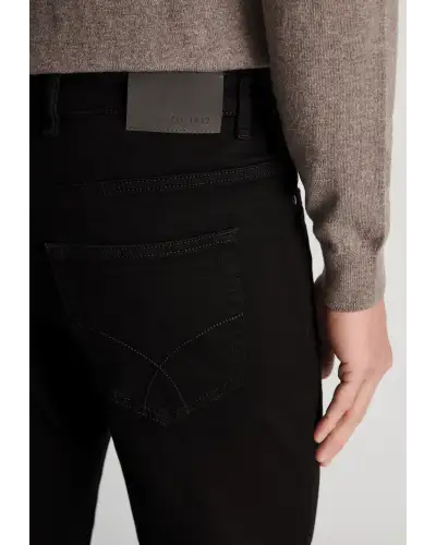 Fit Trousers Brook Taverner Tailored Fit Boulder Black Denim Jeans £54.00