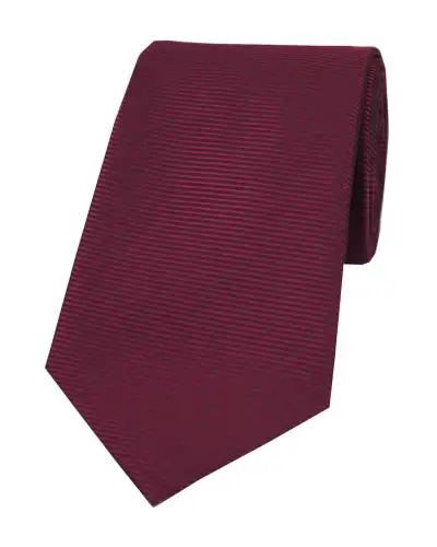 Polyester Ties Soprano Ties Soprano Plum Horizontal Ribbed Polyester Tie £15.00