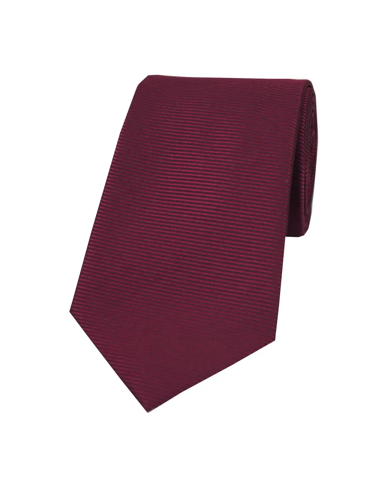 Polyester Ties Soprano Ties Soprano Plum Horizontal Ribbed Polyester Tie £15.00