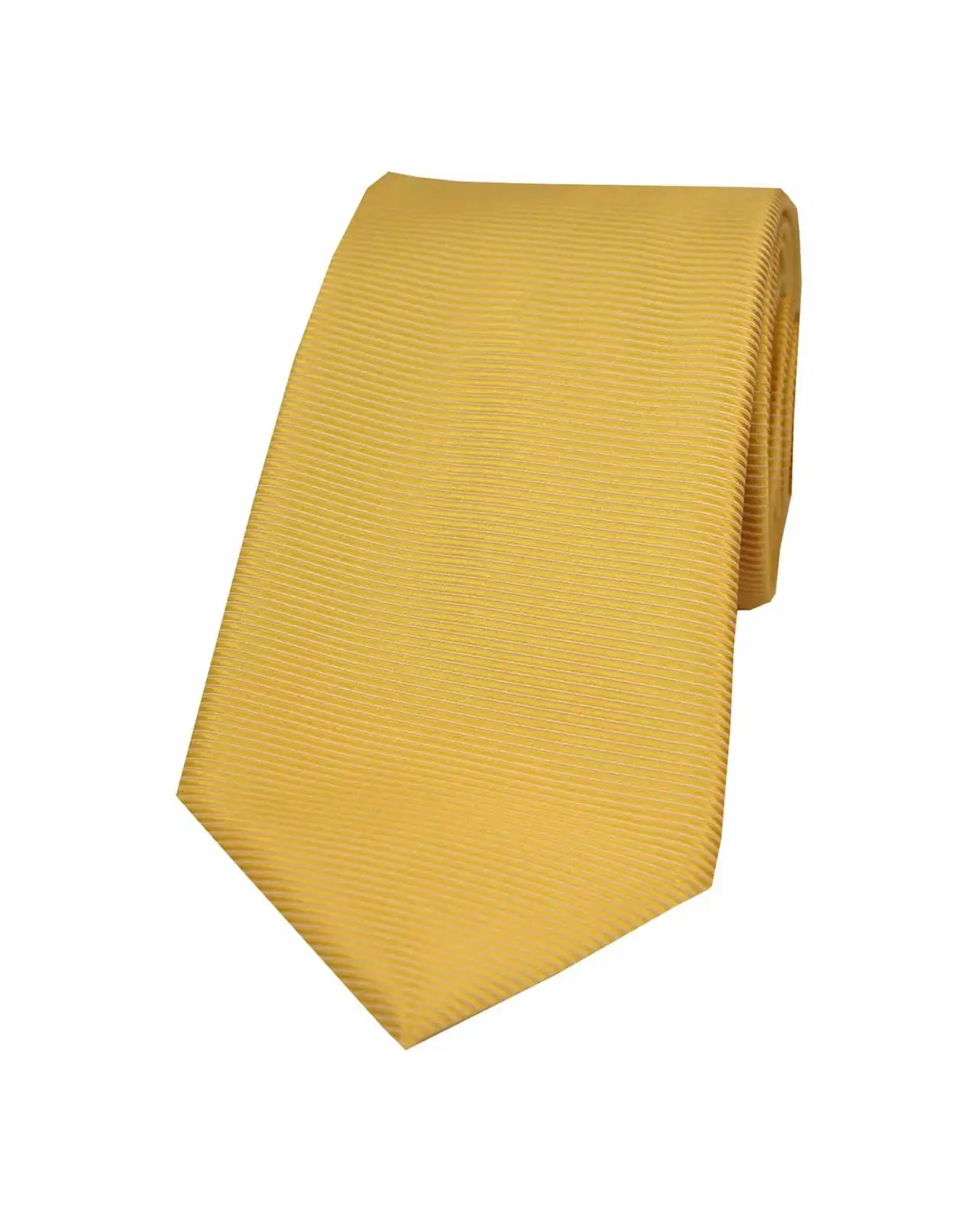 Polyester Ties Soprano Ties Soprano Sunshine Yellow Horizontal Ribbed Polyester Tie £15.00