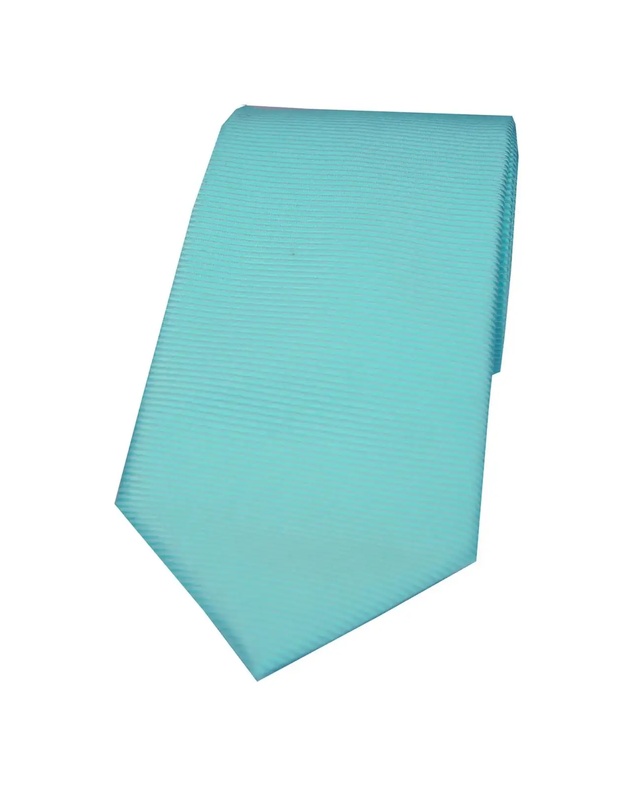 Polyester Ties Soprano Ties Soprano Cyan Horizontal Ribbed Polyester Tie £9.00