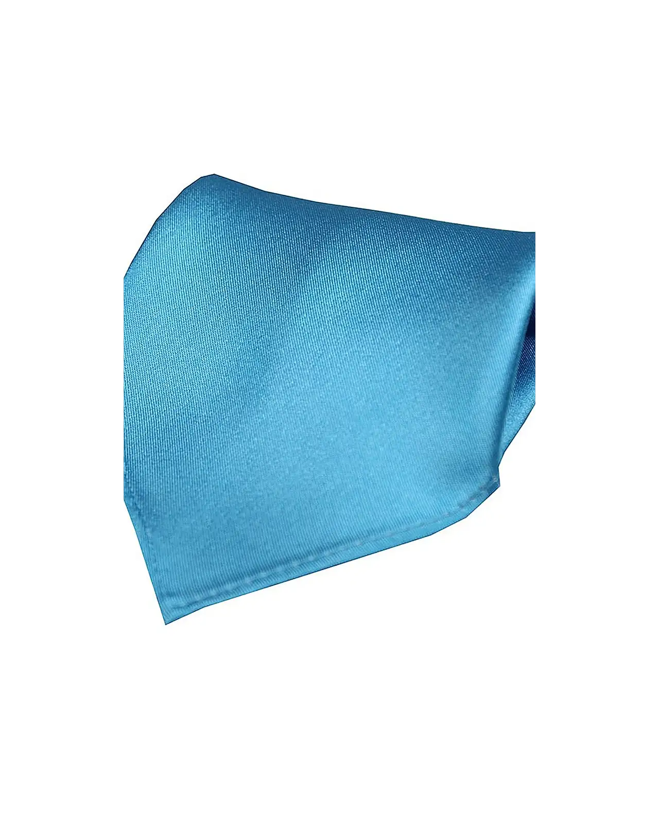 Pocket Square Soprano Ties Soprano Plain Turquoise Satin Silk Mens Pocket Square £7.00