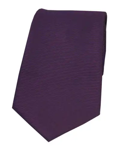 Polyester Ties Soprano Ties Soprano Purple Horizontal Ribbed Polyester Tie £15.00