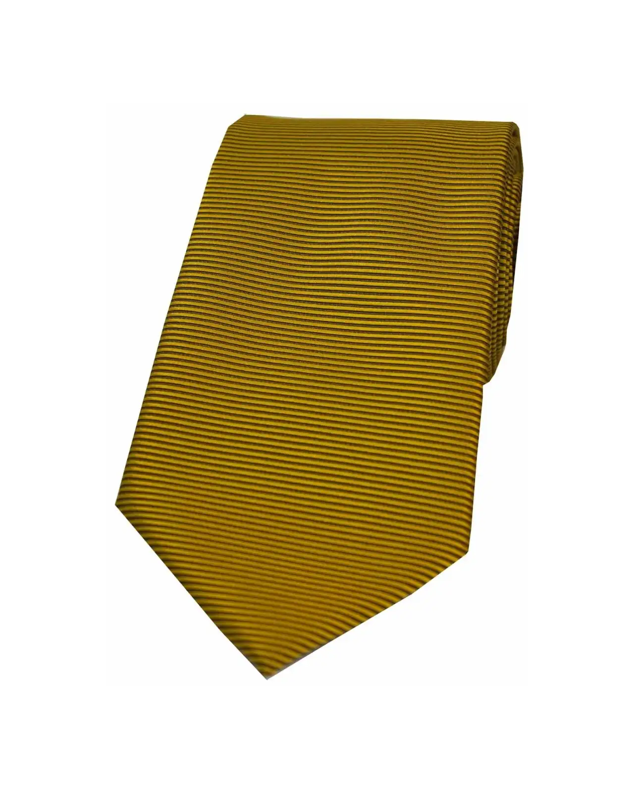 Polyester Ties Soprano Ties Soprano Dark Gold Horizontal Ribbed Polyester Tie £15.00