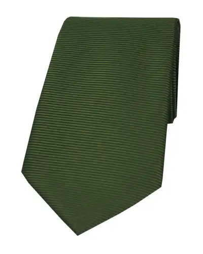 Polyester Ties Soprano Ties Soprano Racing Green Horizontal Ribbed Polyester Tie £15.00