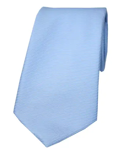 Polyester Ties Soprano Ties Soprano Sky Blue Horizontal Ribbed Polyester Tie £15.00