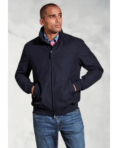 Jackets Brook Taverner Hanks Navy Harrington Jacket £89.00