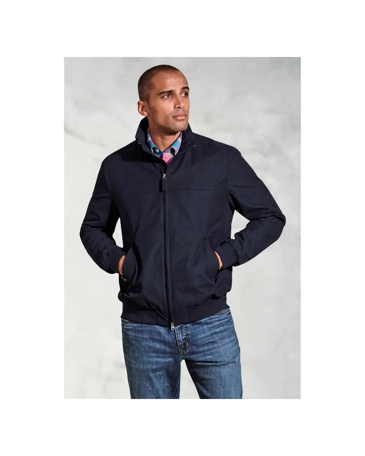 Jackets Brook Taverner Hanks Navy Harrington Jacket £89.00
