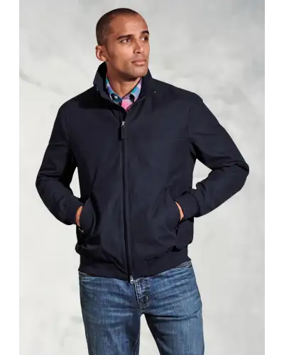 Jackets Brook Taverner Hanks Navy Harrington Jacket £89.00