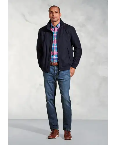 Jackets Brook Taverner Hanks Navy Harrington Jacket £89.00