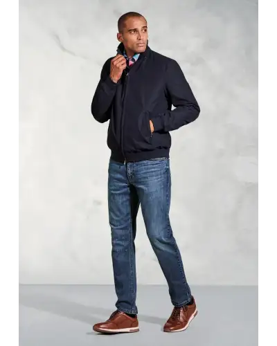 Jackets Brook Taverner Hanks Navy Harrington Jacket £89.00