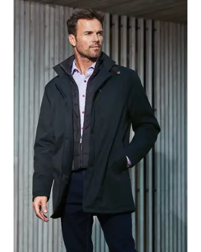Coats Brook Taverner Bradshaw Navy Shortie Raincoat £179.00