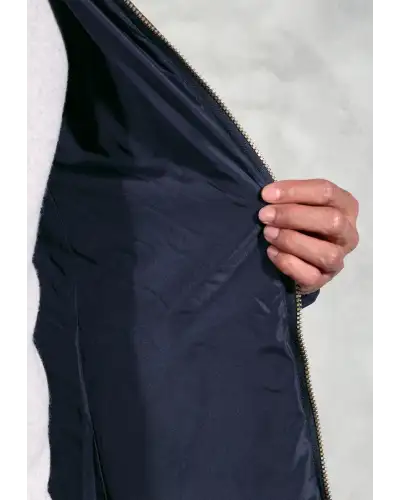 Puffer Jackets Brook Taverner Orlando Navy Quilted Puffer Jacket £89.00