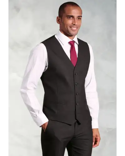 Three Piece Suits Brook Taverner Tailored Fit Charcoal Waistcoat £44.00