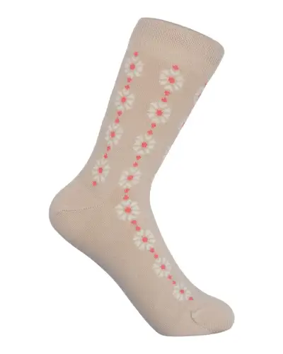 Women PEPER HAROW Daisy Womens Socks - Beige £15.00