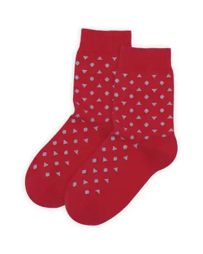 Women PEPER HAROW Confetti Womens Socks - Red £13.00