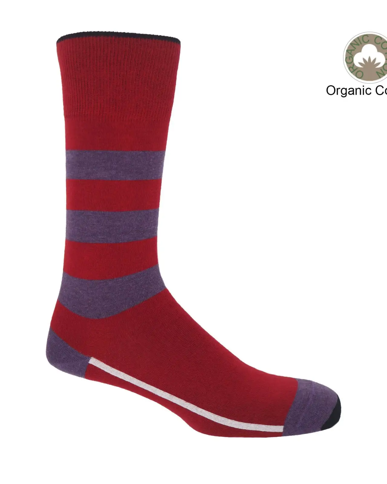 Men PEPER HAROW Equilibrium Organic Mens Socks - Red £17.00