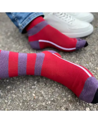 Men PEPER HAROW Equilibrium Organic Mens Socks - Red £17.00