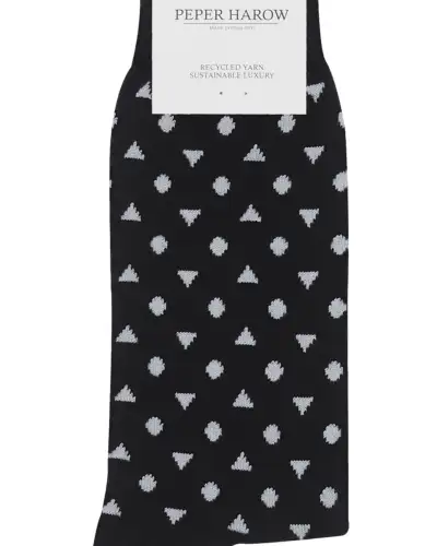 Men PEPER HAROW Confetti Mens Socks - Black £14.00