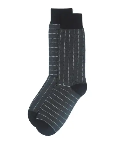 Men PEPER HAROW Dash Mens Socks - Charcoal £14.00