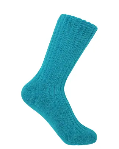 Women PEPER HAROW Ribbed Womens Bed Socks - Aqua £15.00