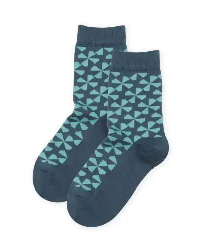 Women PEPER HAROW Windmill Womens Socks - Blue £15.00