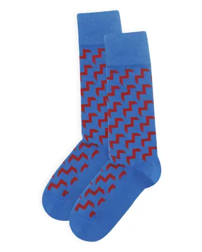 Men PEPER HAROW Chelsea Mens Socks - Blue £17.00