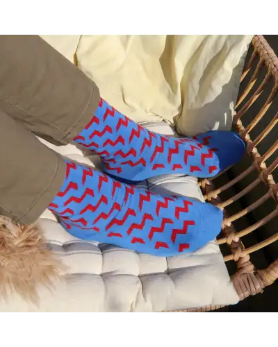 Men PEPER HAROW Chelsea Mens Socks - Blue £17.00