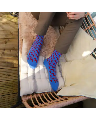 Men PEPER HAROW Chelsea Mens Socks - Blue £17.00