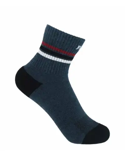 Women PEPER HAROW Quarter Crew Organic Womens Sport Socks - Navy £13.00