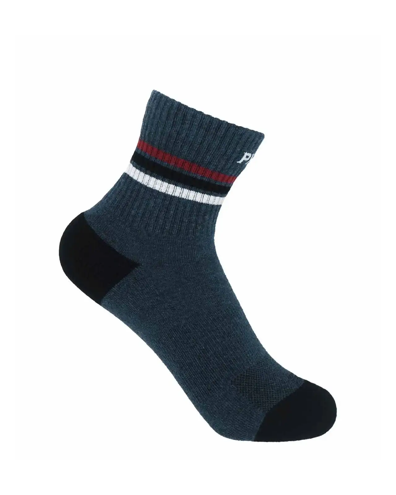 Women PEPER HAROW Quarter Crew Organic Womens Sport Socks - Navy £13.00