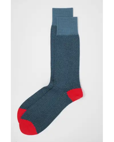 Men PEPER HAROW Lux Taylor Mens Socks - Blue £16.00