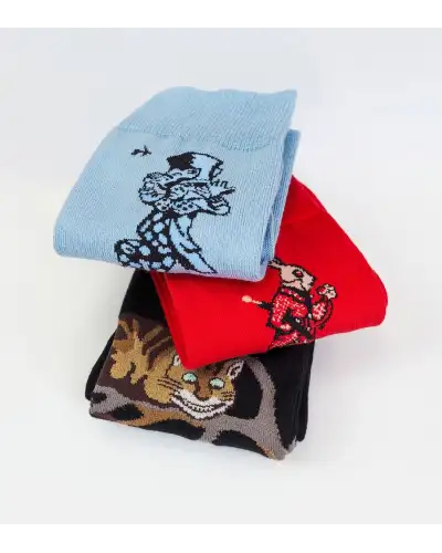 Men PEPER HAROW Alices Adventures In Wonderland Mens Socks - White Rabbit £16.00