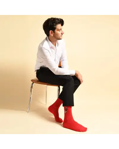 Men PEPER HAROW Alices Adventures In Wonderland Mens Socks - White Rabbit £16.00