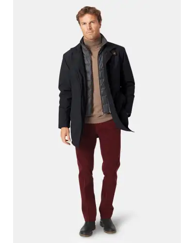 Coats Brook Taverner Bradshaw Navy Shortie Raincoat-BT-9967A £179.00