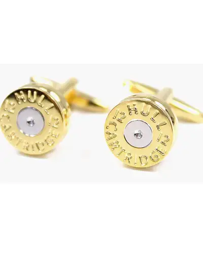Cufflinks Soprano Ties Soprano Gold Shotgun Cartridge £23.00