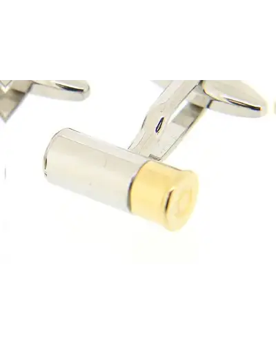 Cufflinks Soprano Ties Soprano Gold And Silver Shotgun Cartridge Cufflinks £23.00