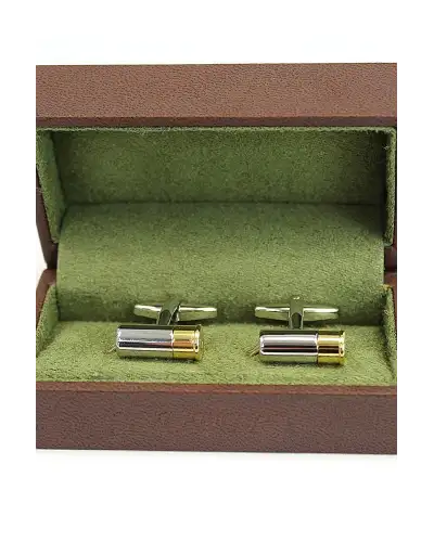 Cufflinks Soprano Ties Soprano Gold And Silver Shotgun Cartridge Cufflinks £23.00