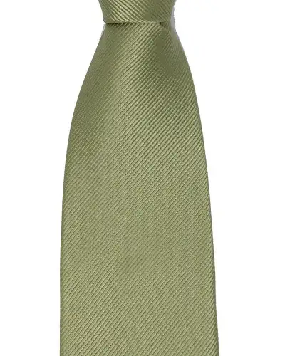 Silk Ties Soprano Ties Soprano Moss Green Diagonal Ribbed Plain Silk Tie £24.00