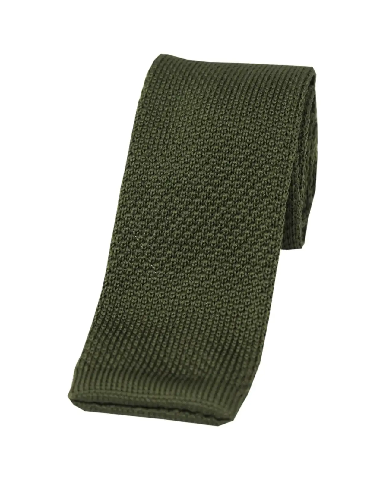 Knitted Ties Soprano Ties Soprano Country Green Plain Thin Knitted Polyester Tie £23.00